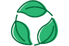 A green leaves icon